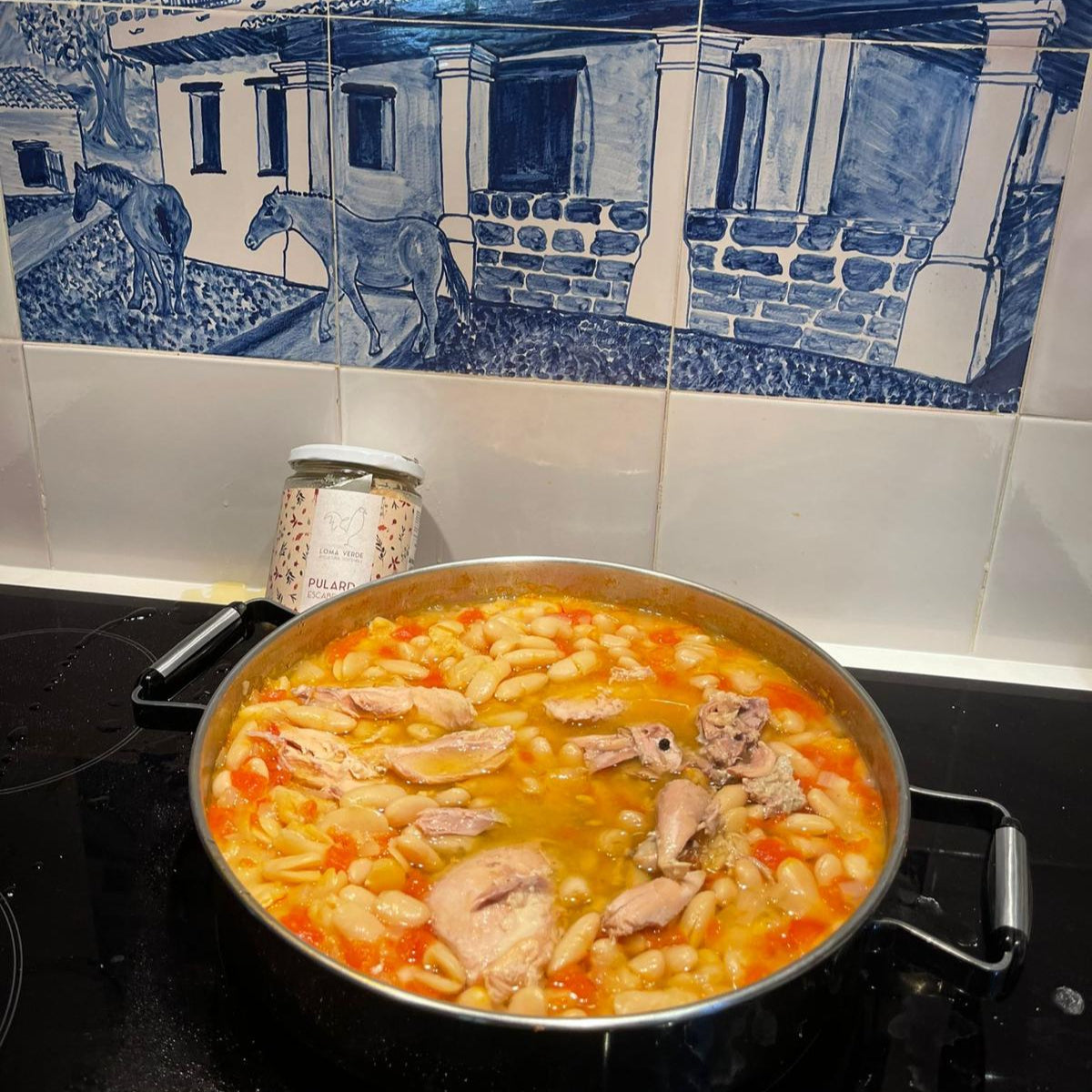 Receta con Pularda  Escabechada.