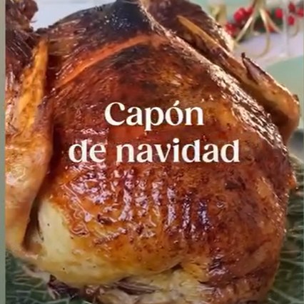 UN CAPÓN RELLENO POR NAVIDAD